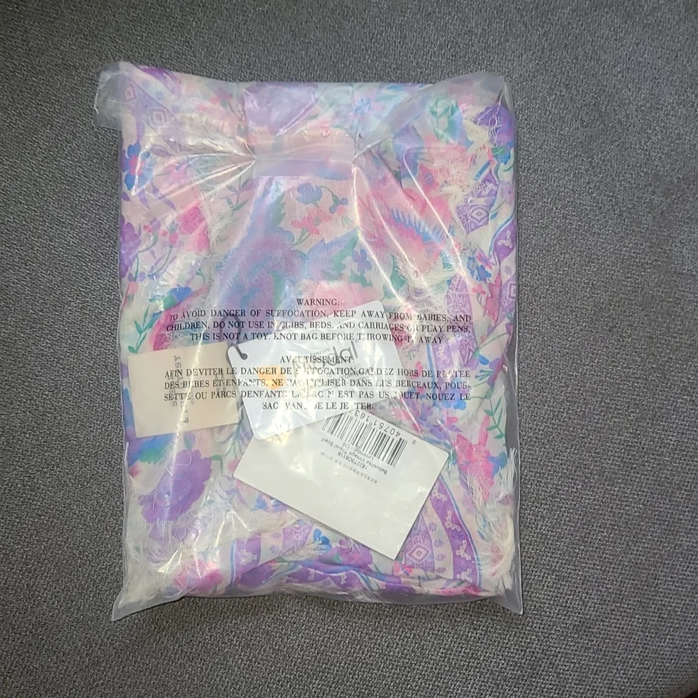 New spell designs babushka vintage travel scarf one size lavender lilac purple